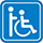 icon - Accessible aux fauteuils roulants avec assistance