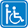 Accessible aux fauteuils roulants avec assistance icon - Accessible aux fauteuils roulants avec assistance